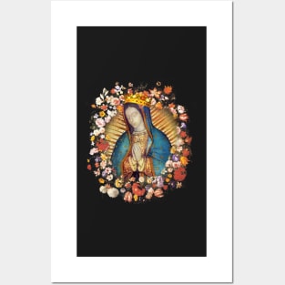 Our Lady of Guadalupe Virgin Mary Catholic Mexico Mexican Posters and Art